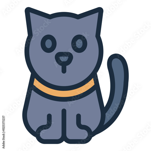 Black Egyptian cat symbolizing protection, deity Bastet, and Egyptian mythology.