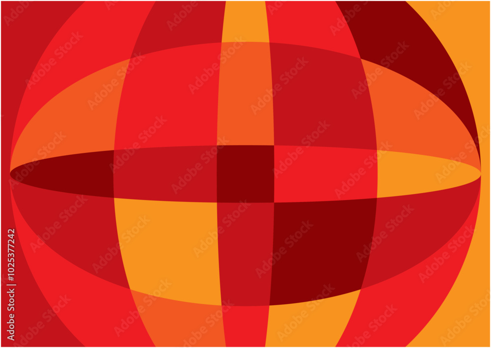 Obraz premium クリスマスカラーのカラフルなピクセルタイル柄の背景イメージ