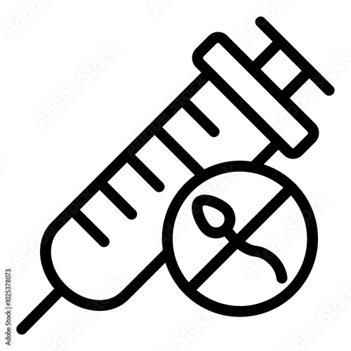 Contraceptive injection for birth control and family planning.