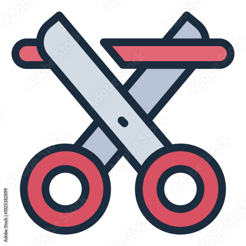 Sterilization or vasectomy icon for male contraception and permanent birth control.