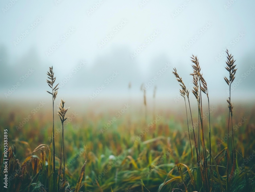 Fototapeta premium Morning Fog in Fields