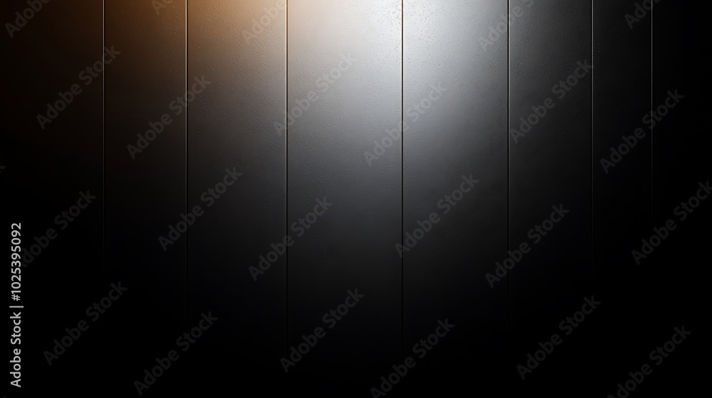 A spotlight shining on dark wooden planks with a gradient background. A spotlight shining on dark wooden planks with a gradient background.