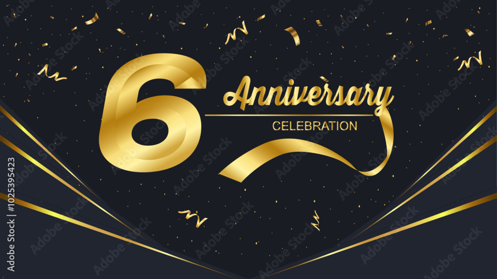 Naklejka premium Golden