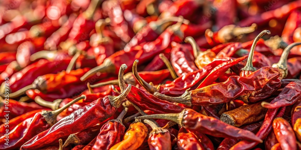 Close up view of dried and red peppers drying in the sun Close up view of dried and red peppers drying in the sun