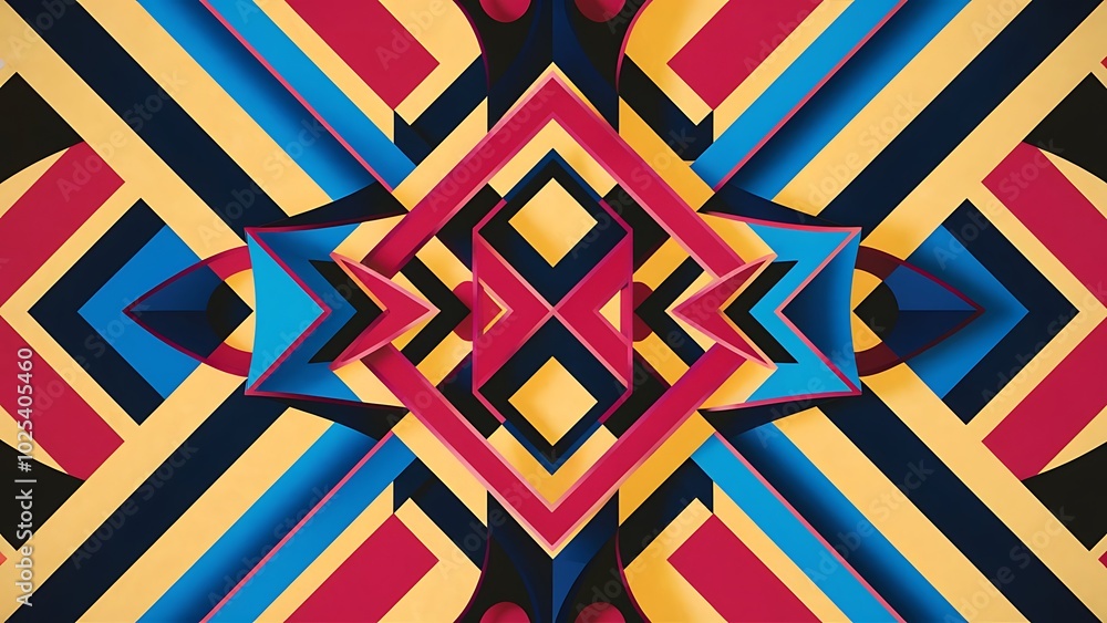 Modern geometric abstract background