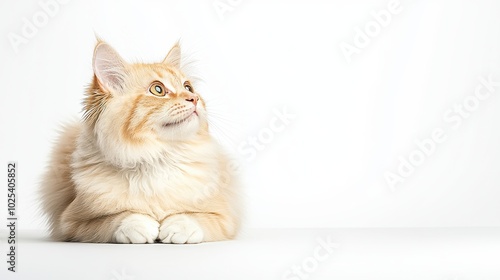 Majestic Persian Cat with Luxurious Coat