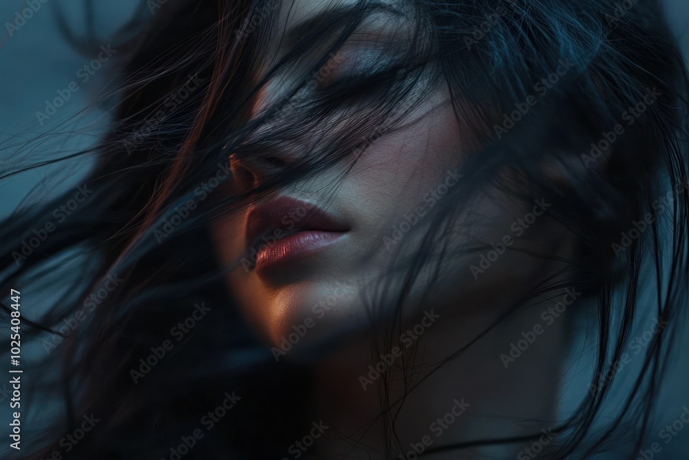 Captivating Portrait Showcasing Beauty and Emotion