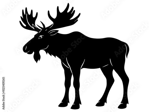 deer silhouette vector