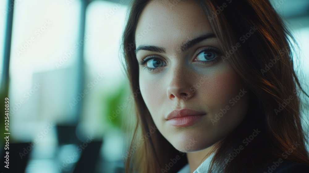 Businesswoman Looking Serious Businesswoman Looking Serious