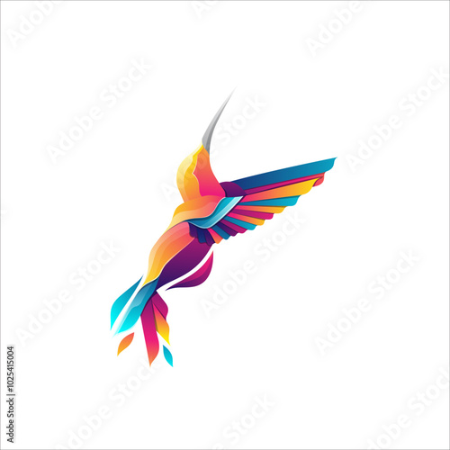 Colorful Bird Logo Template