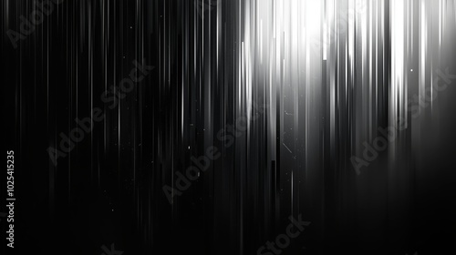 abstract black and white digital glitch art background