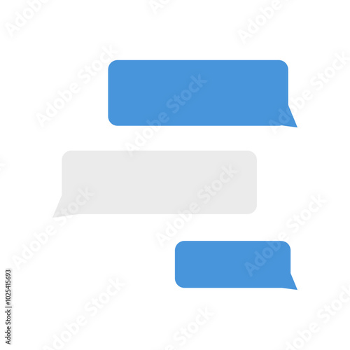 Texting messages. Technology, social media, communication, connection, contact, networking, sms, chat concept. Flat vector design isolated illustration.
