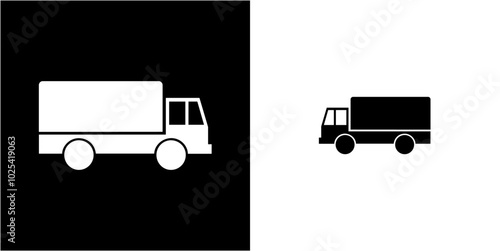 silhouette a truck