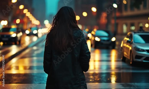 A Lonely Stroll in the City