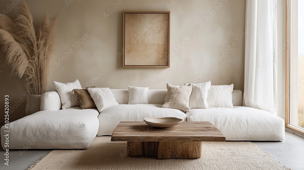Fototapeta premium A modern apartment living room