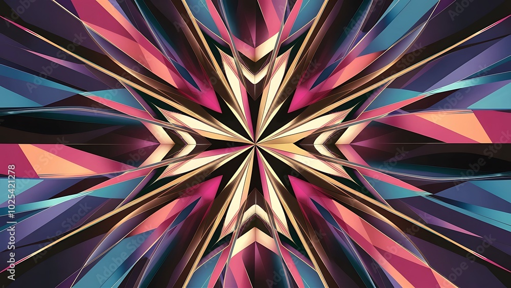 Abstract geometrical background. Vector illustration.