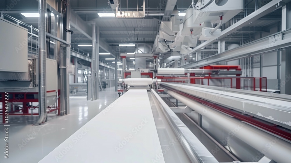 Obraz premium From Fibers to Finishing Touches: Innovative Processes in Modern Paper Factories