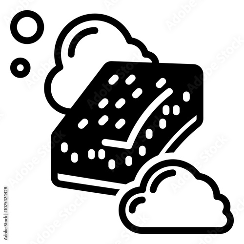 Food icon, glyph icon style