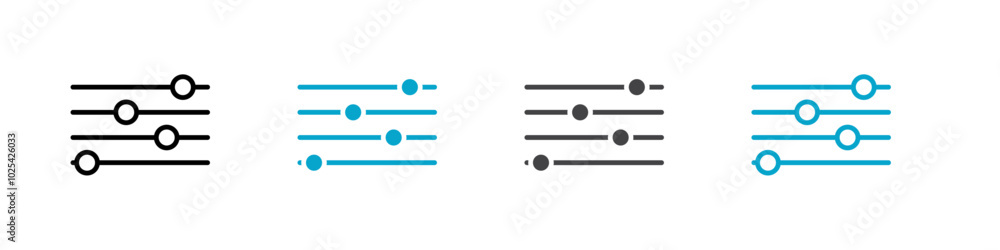 setting button icon Flat graphics set collection setting button icon Flat graphics set collection