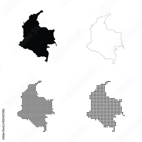 Colombia map icon