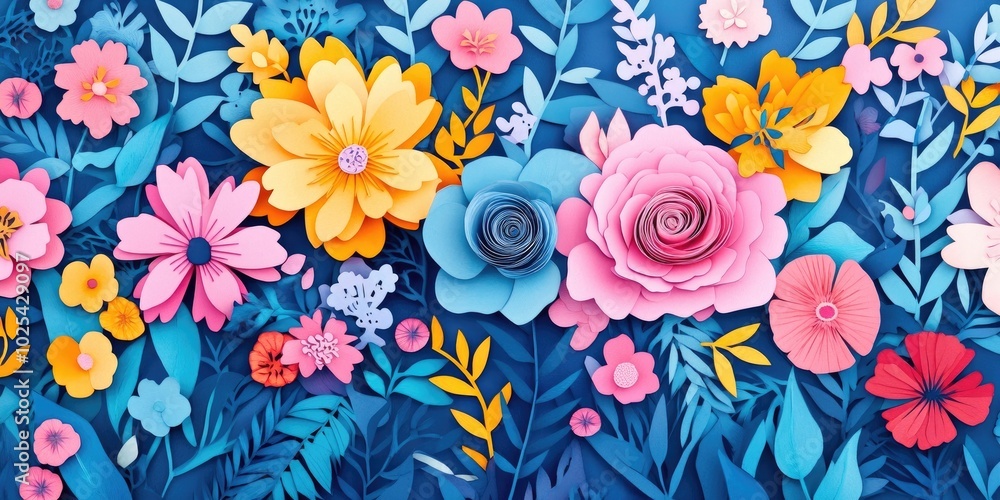 Floral Artwork by a Renowned Artist, Floral Artwork by a Celebrated Creator Floral Artwork by a Renowned Artist, Floral Artwork by a Celebrated Creator