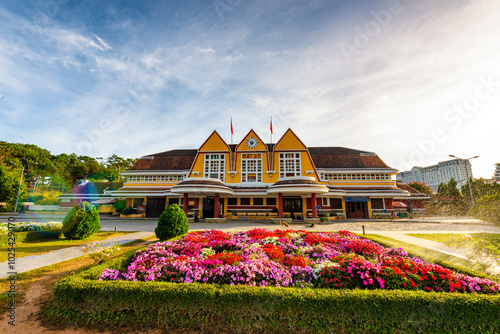 An old railway station in Dalat, Vietnam.
