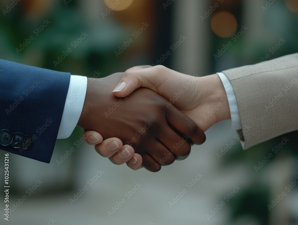 Professional Handshake between Two Businessmen Professional Handshake between Two Businessmen