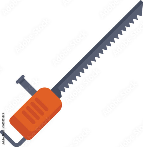 Illustration of an electric hedge trimmer, a useful tool for pruning shears and gardening