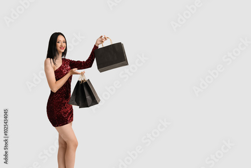 Beautiful stylish woman wit...