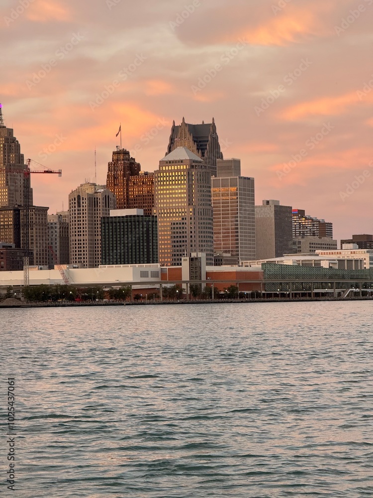 Naklejka premium Detroit