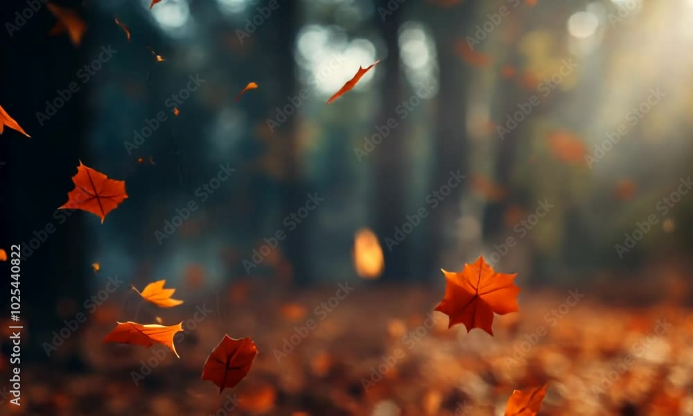 Falling Autumn Leaves Falling Autumn Leaves