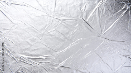 Wrinkled Aluminum Foil Texture