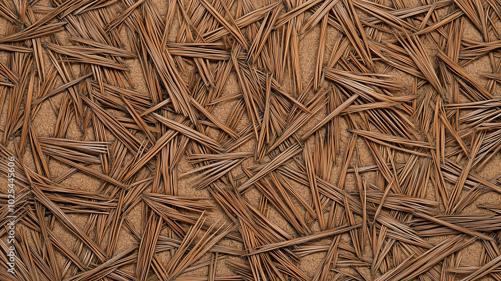 Intricate Pattern of Fallen Pine Needles Intricate Pattern of Fallen Pine Needles