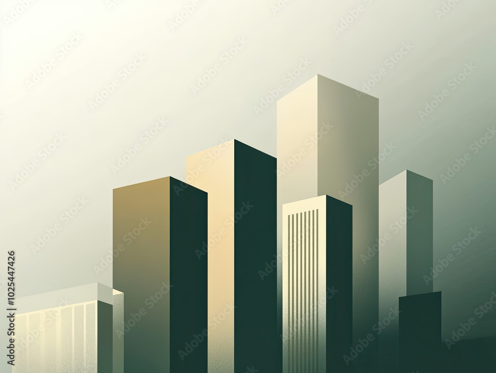 Soft Gradient Background with Two Rectangles of Color, Minimalist and Chic Soft Gradient Background with Two Rectangles of Color, Minimalist and Chic