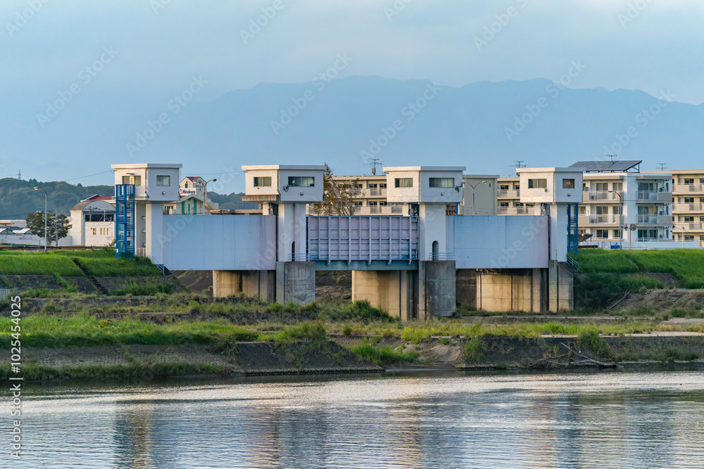 大谷川の水門 宮崎県宮崎市 大谷川の水門 宮崎県宮崎市