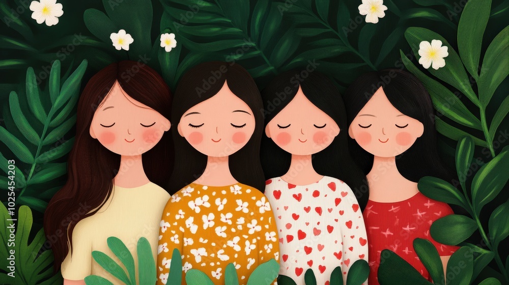 illustration of World Breastfeeding Week illustration of World Breastfeeding Week