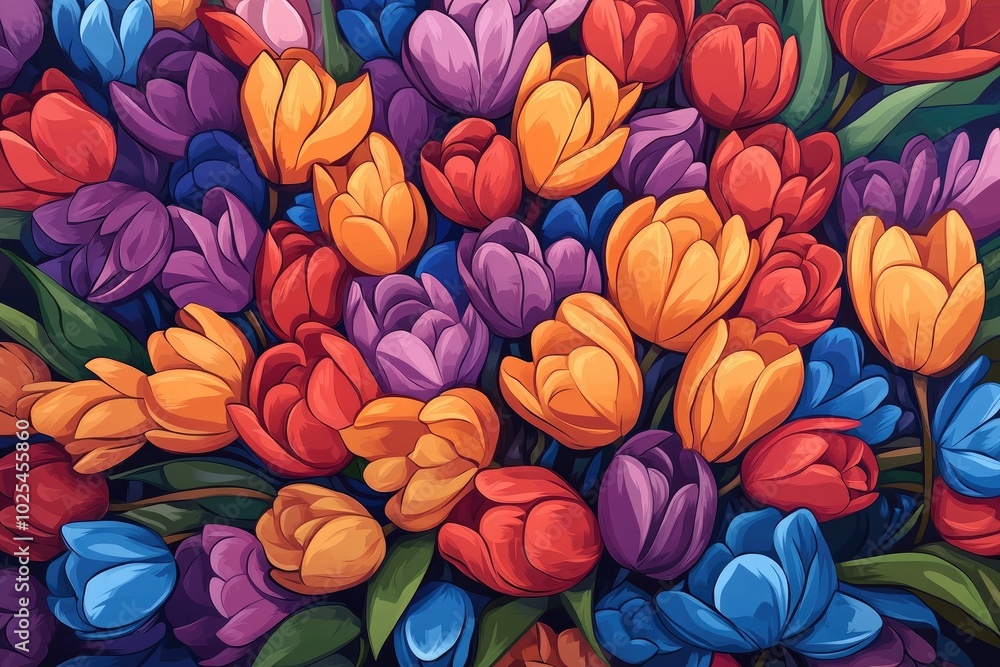 A vibrant bouquet of tulips on the floor, celebrating a special occasion Spring floral background with colorful tulips, Colorful tulip bouquet on the floor in spring setting A vibrant bouquet of tulips on the floor, celebrating a special occasion Spring floral background with colorful tulips, Colorful tulip bouquet on the floor in spring setting
