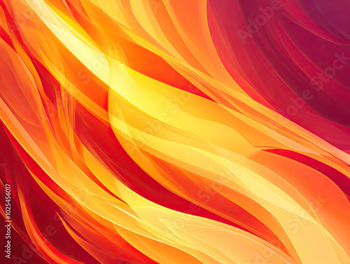 Abstract Fire-Themed Background with Flames, Bold and Dynamic photo