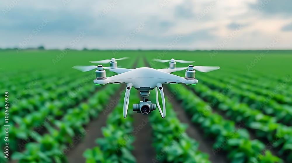 Smart agricultural drones monitoring and optimizing crop growth in real-time Smart agricultural drones monitoring and optimizing crop growth in real-time