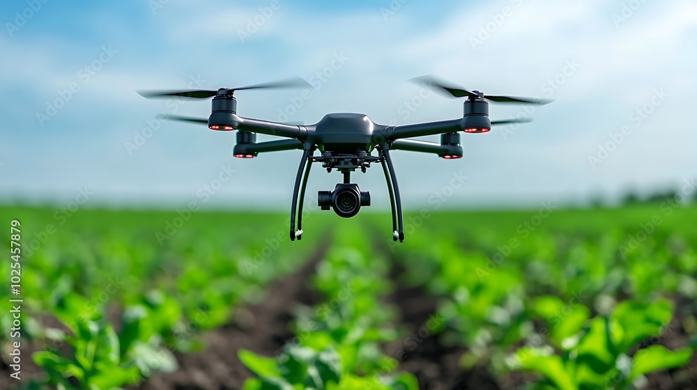 Smart agricultural drones monitoring and optimizing crop growth in real-time Smart agricultural drones monitoring and optimizing crop growth in real-time