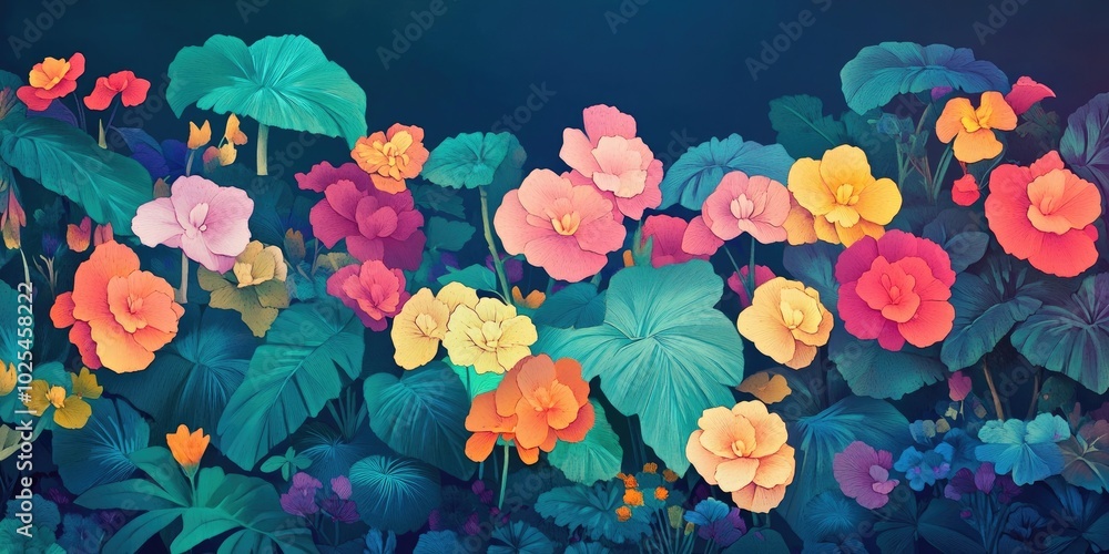 Begonias: Different Species and Varieties Identified on the Label, Begonias Various Species and Varieties Indicated on the Label Begonias: Different Species and Varieties Identified on the Label, Begonias Various Species and Varieties Indicated on the Label