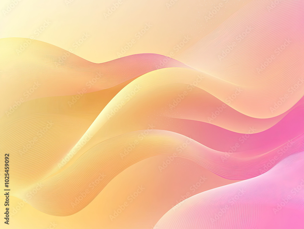 Vector Background with Pale Yellow and Orange Gradients, Soft and Cheerful Vector Background with Pale Yellow and Orange Gradients, Soft and Cheerful