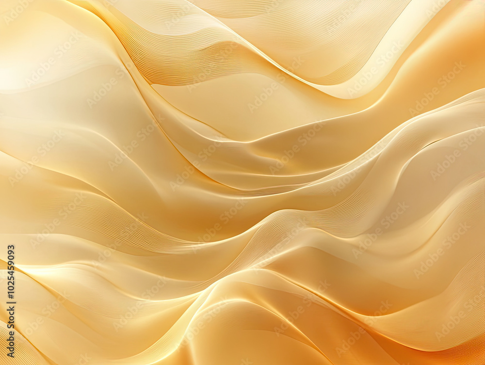 Fototapeta premium Abstract Gradient Background with Desert Dunes, Warm and Serene