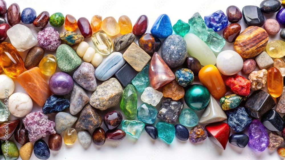Minerals and rocks in various colors and textures Minerals and rocks in various colors and textures
