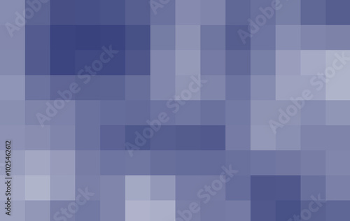 Art texture from blue squares. Trendy halftone background for presentation. Abstract blue Pixel square background. The pixels can be arranged in a gradient or random pattern