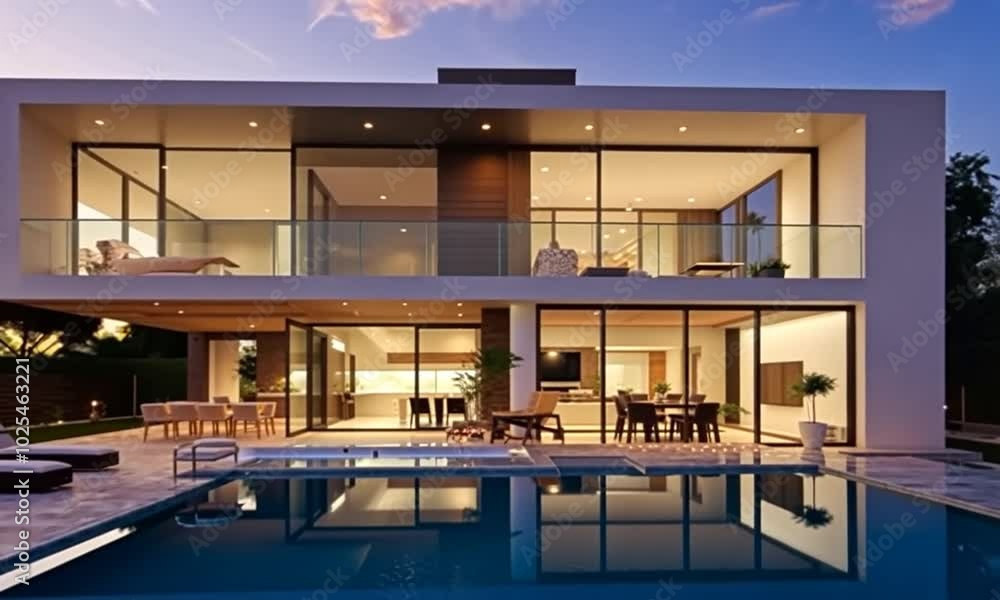 Modern House with Pool and Garden Modern House with Pool and Garden