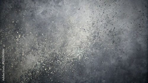 Minimalist charcoal gray abstract background texture with ash splatters