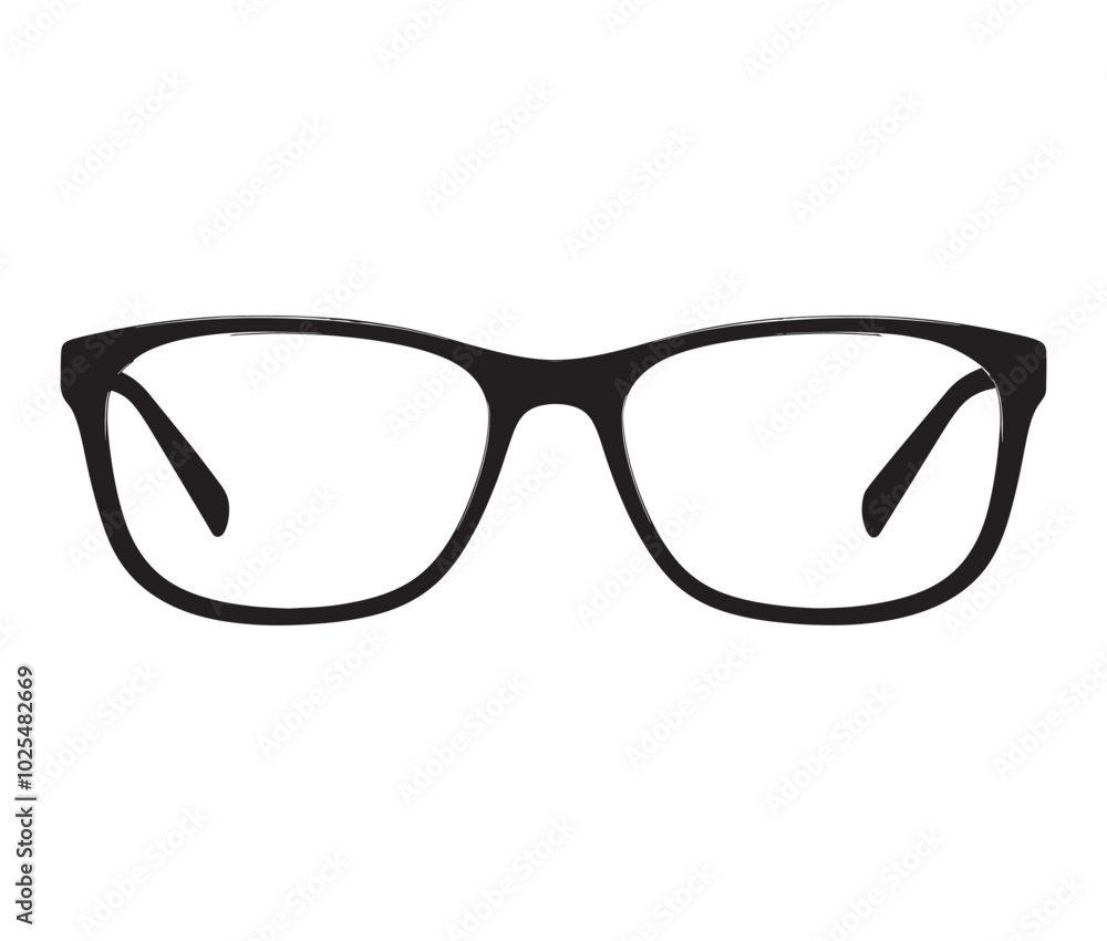 Eyeglasses Icon Silhouette Vector, Glasses isolated on white background, Glasses Logo, Fashion Look Vector, Eyeglasses Icon Silhouette Vector, Glasses isolated on white background, Glasses Logo, Fashion Look Vector,