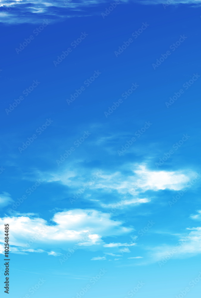 背景素材_青空と雲 背景素材_青空と雲