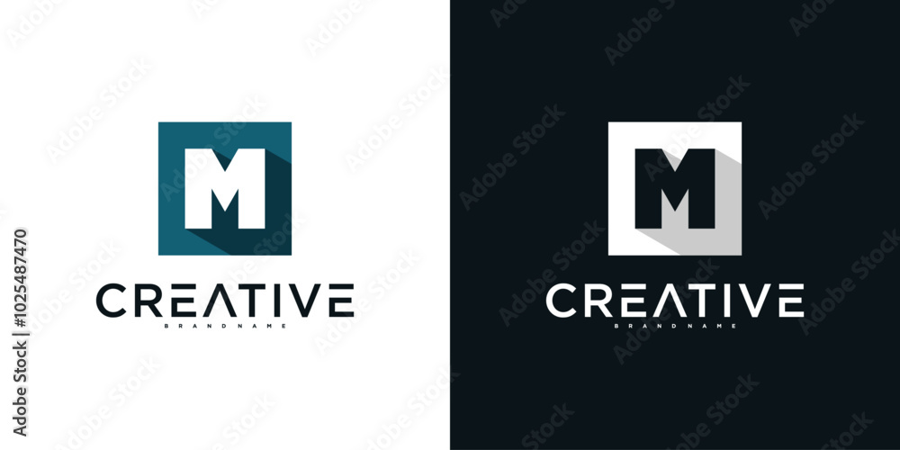 Initial letter M logo design template, modern unique design. Premium Vector Initial letter M logo design template, modern unique design. Premium Vector